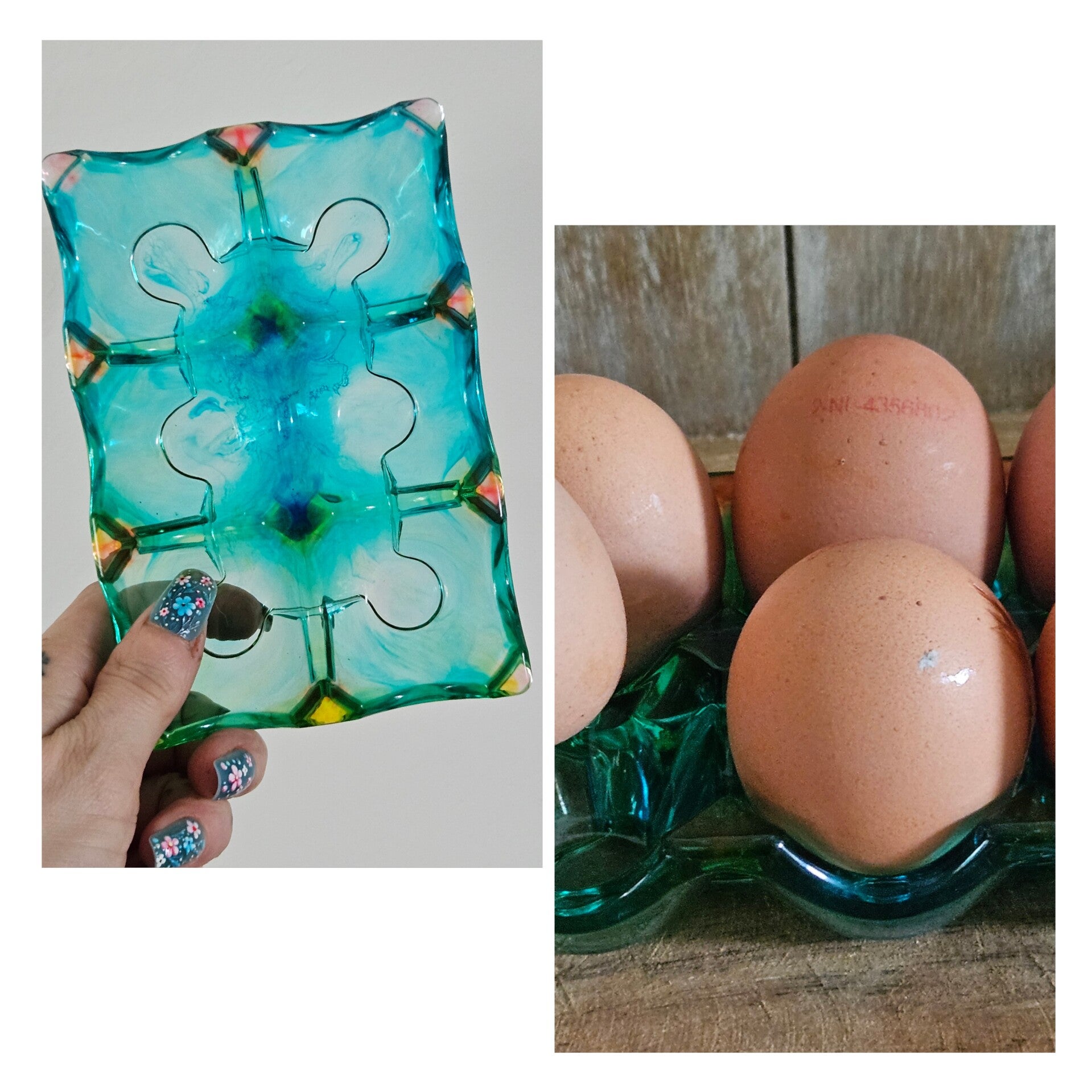 "Ei-genwijs leuk" Eierhouder 6 Transparant 1