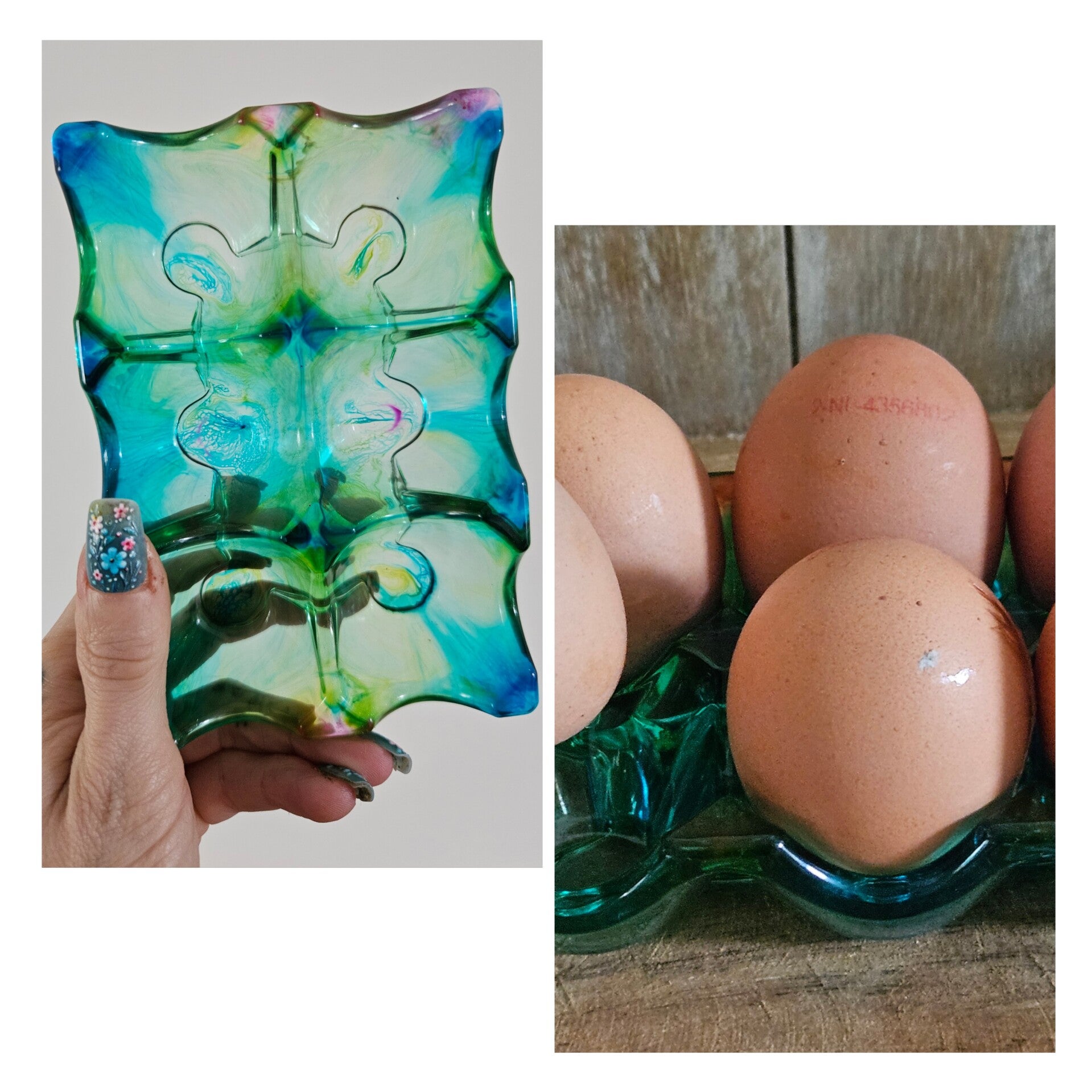 "Ei-genwijs leuk" Eierhouder 6 eieren Transparant 2