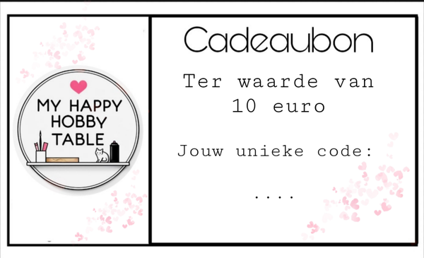 Cadeaubon t.w.v. 10 euro