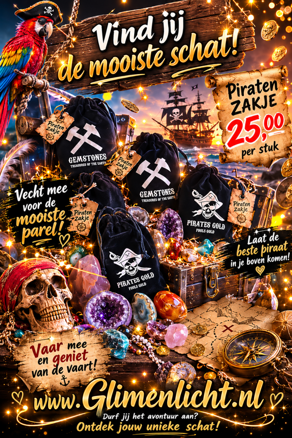 Piratenzakje op zoek naar de schat