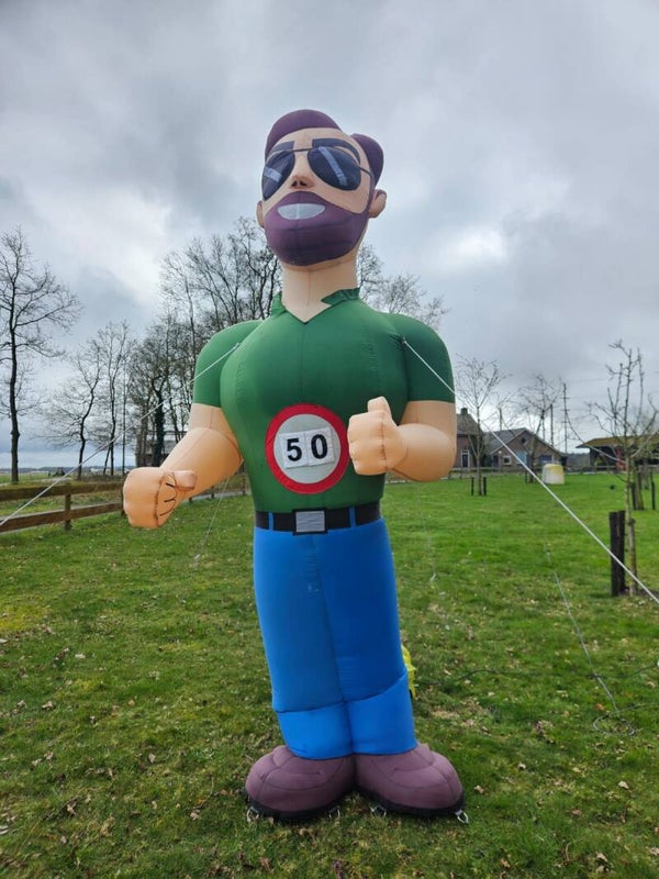 Opblaasbare Coole Billie 3,5m huren - omgeving Nijverdal