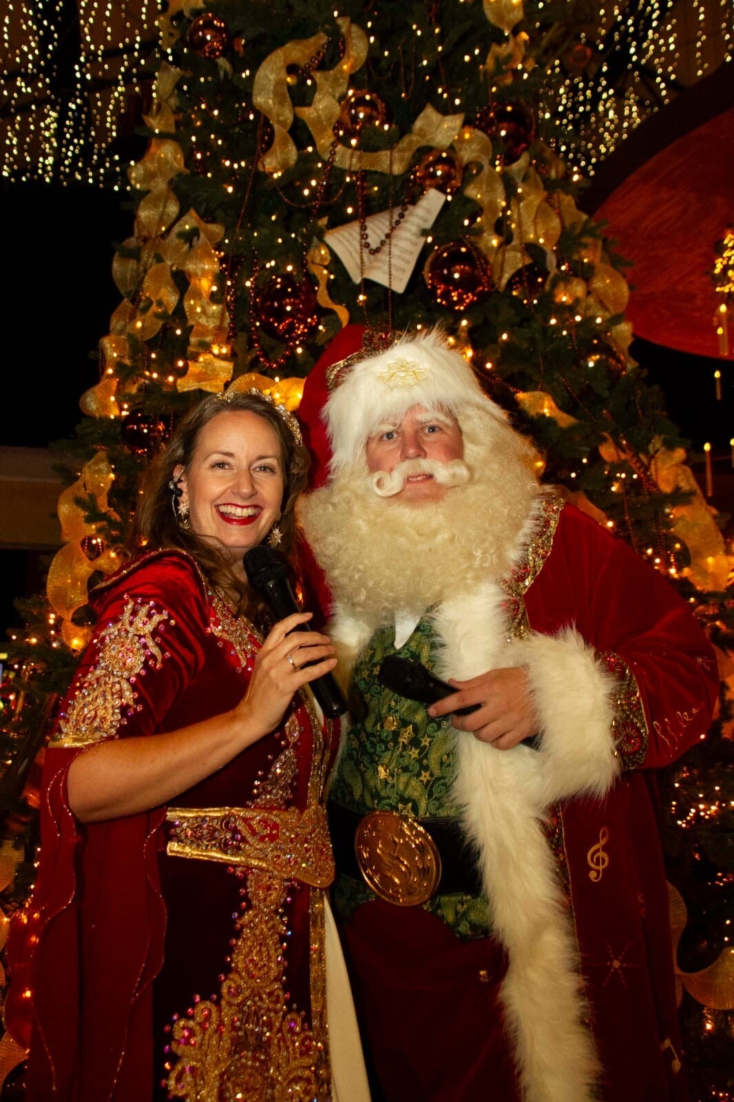 Zingende Kerstman en Kerstvrouw boeken