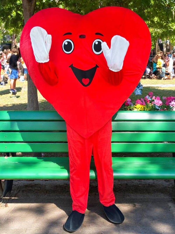 Hart Valentijn / Moederdag Mascotte