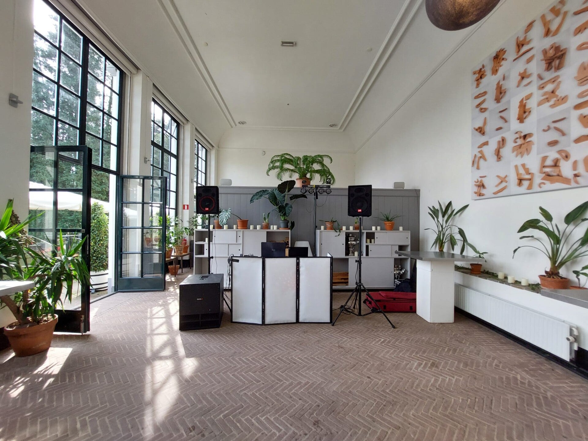 DJ opstelling Kasteel Rosendael in Rozendaal