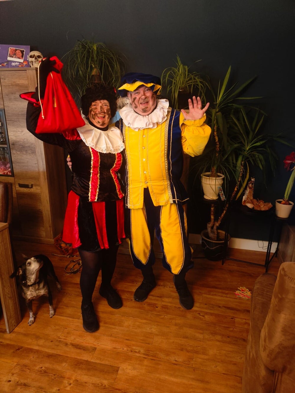 Roetveeg Pieten op huisbezoek