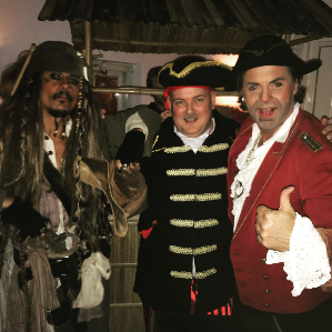 Piratengezelschap bij De Bagatelle