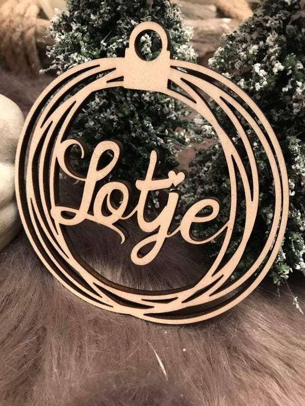 Ringen kerstbal