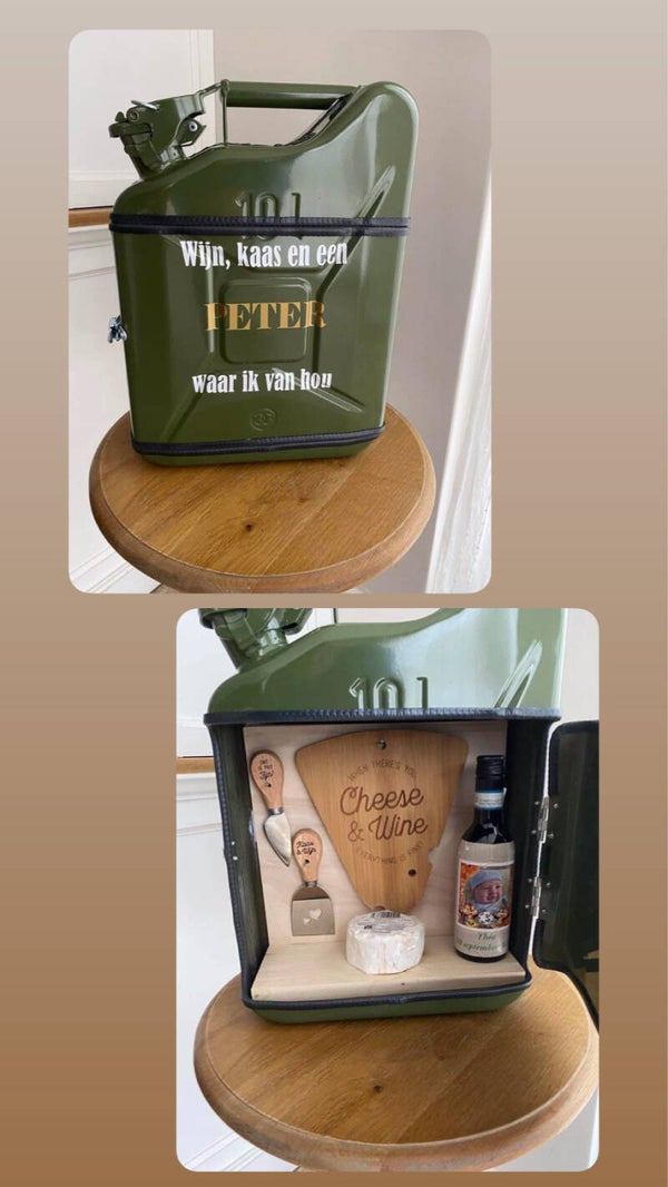 Jerrycan wijn en kaarbar 10L