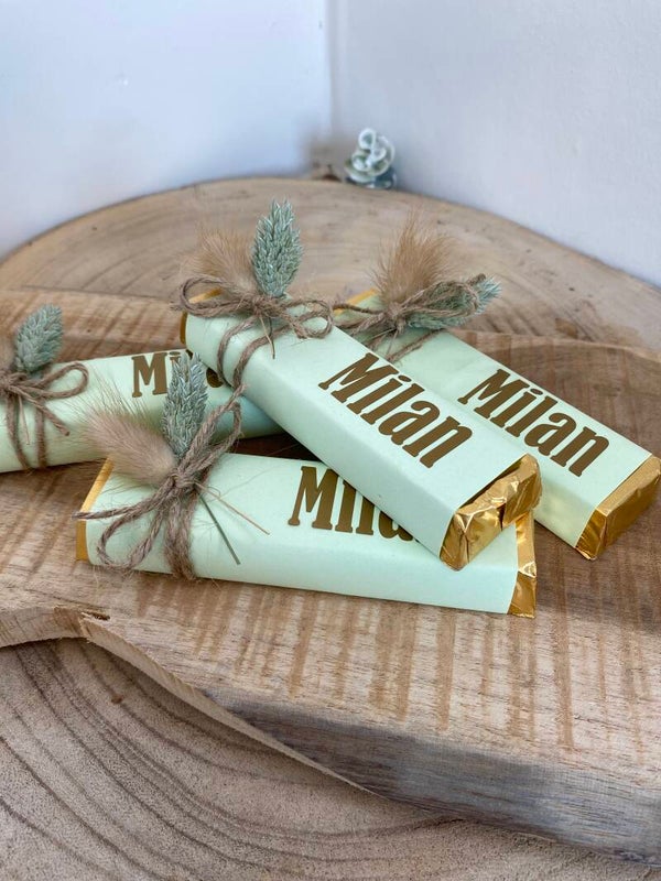 Chocolade reep met naam