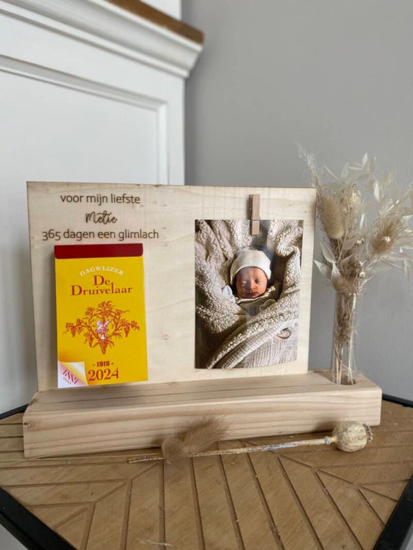 Dag kalender op balk