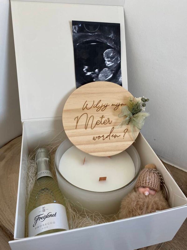 Geschenkbox met kaars