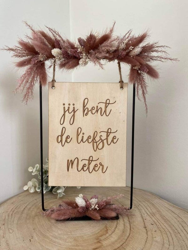 Frame met plaatje en droogboem