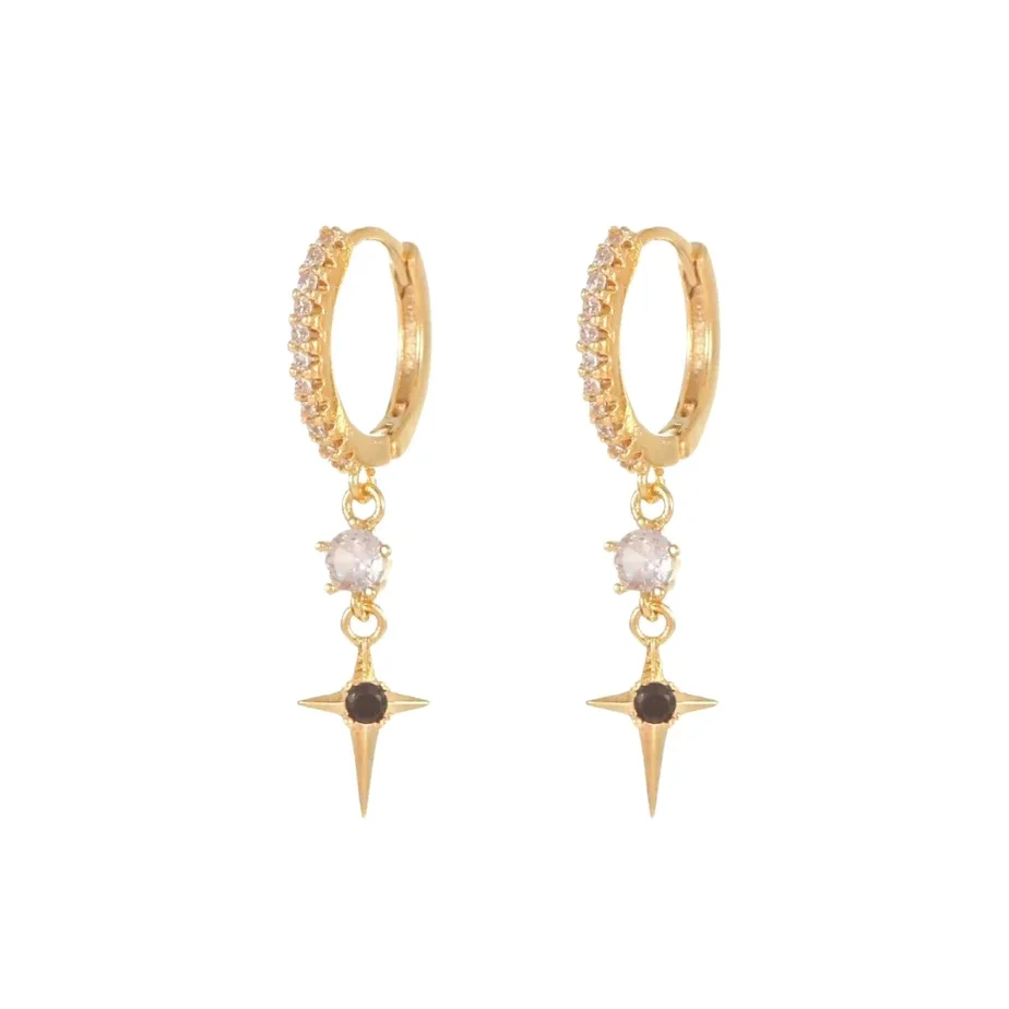 Amara Oorbellen Zwart - Rosies