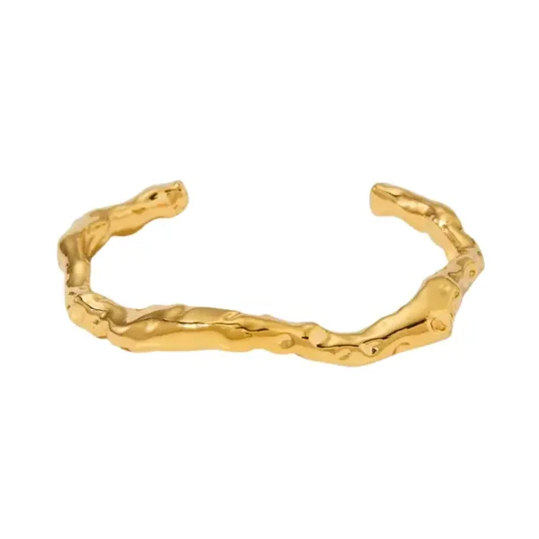 Chunky Bangle Armband Goud - Rosies
