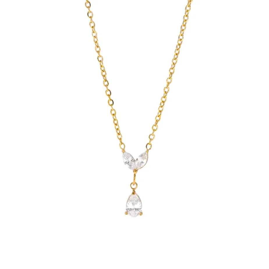 Crystal Drop Ketting - Rosies