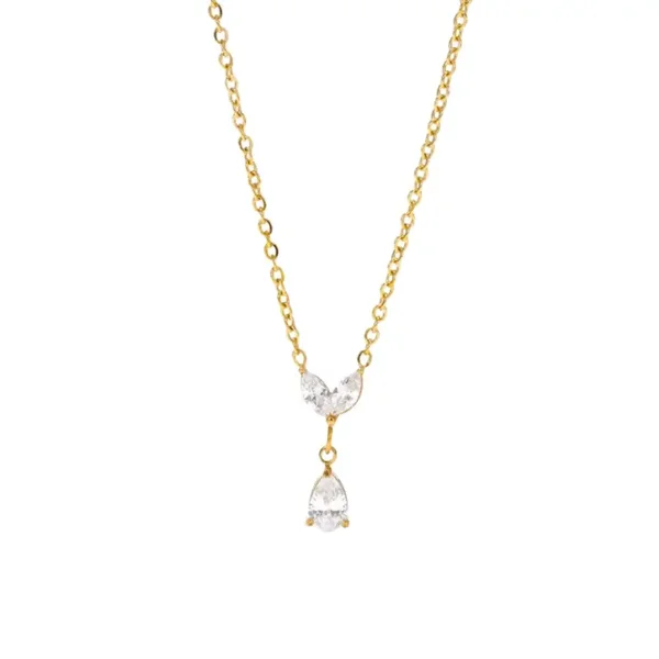 Crystal Drop Ketting - Rosies