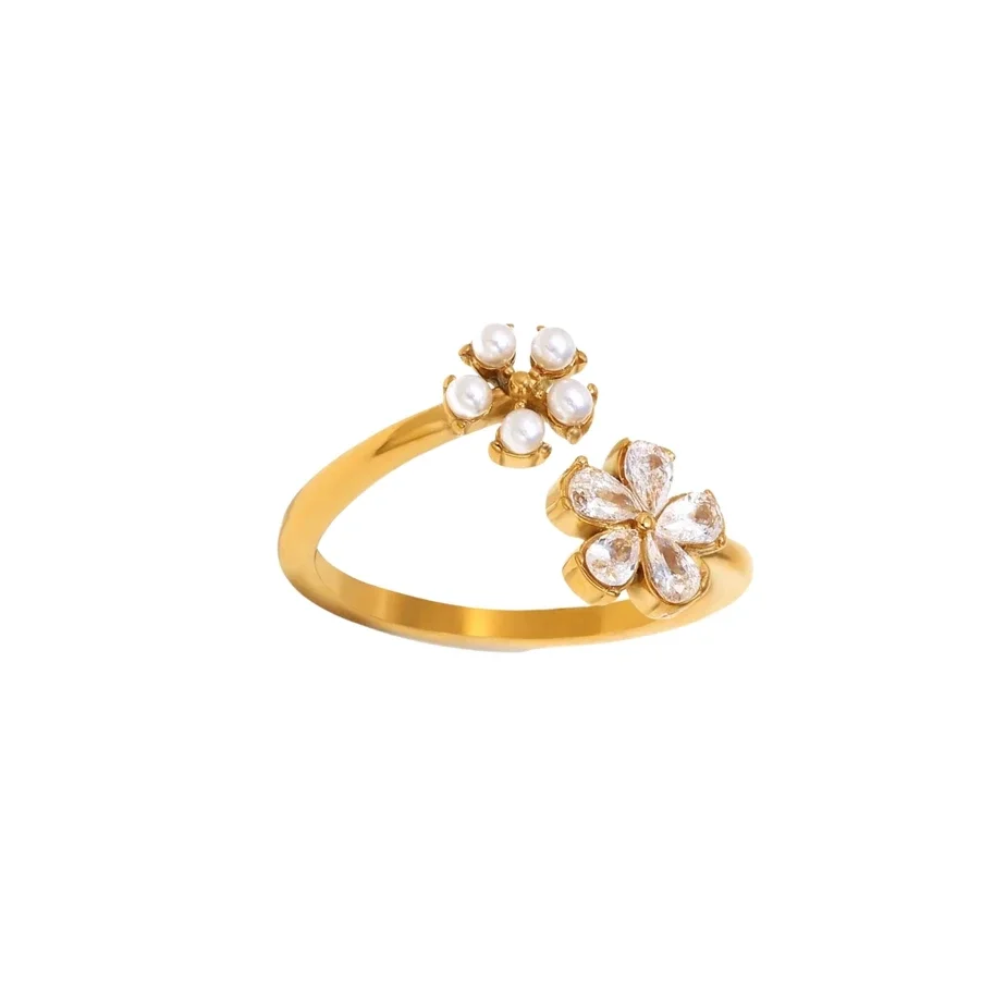 Sparkling Flower Ring - Rosies