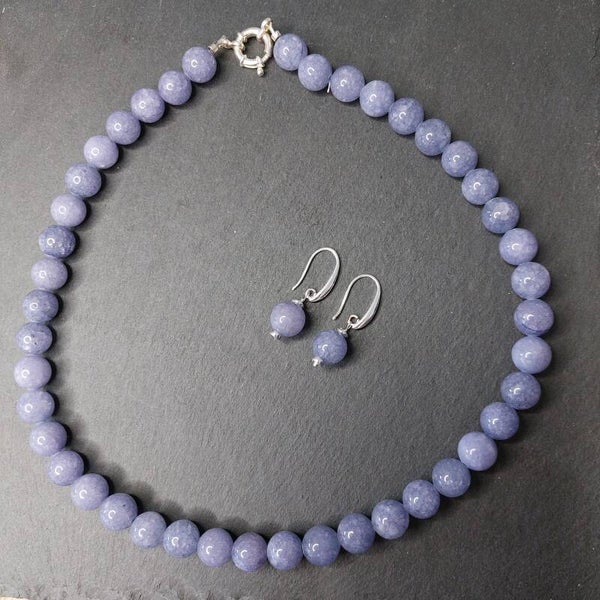 Angeliet ketting met 10 mm kralen en boeisluiting
