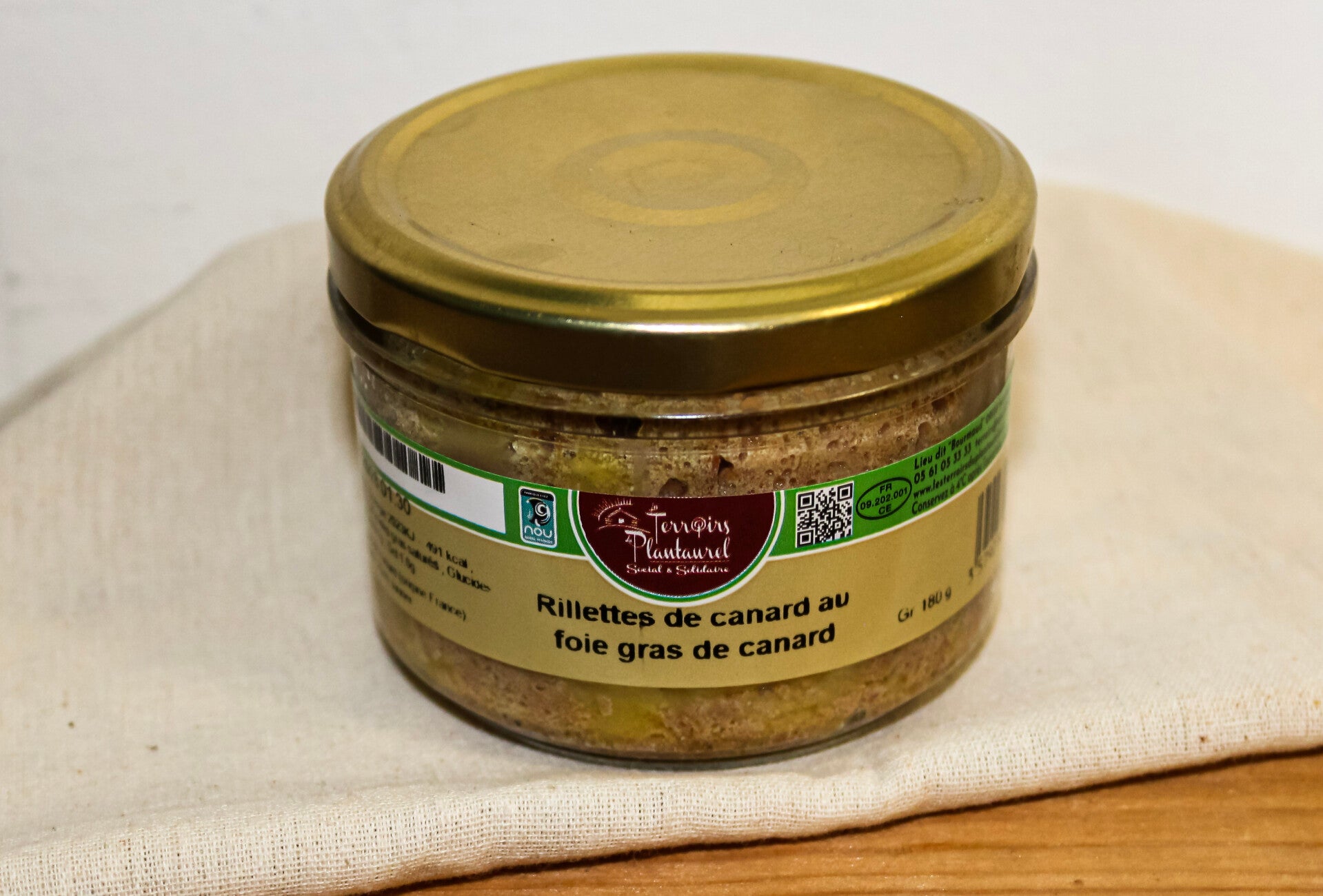 Rillettes canard FG 180g