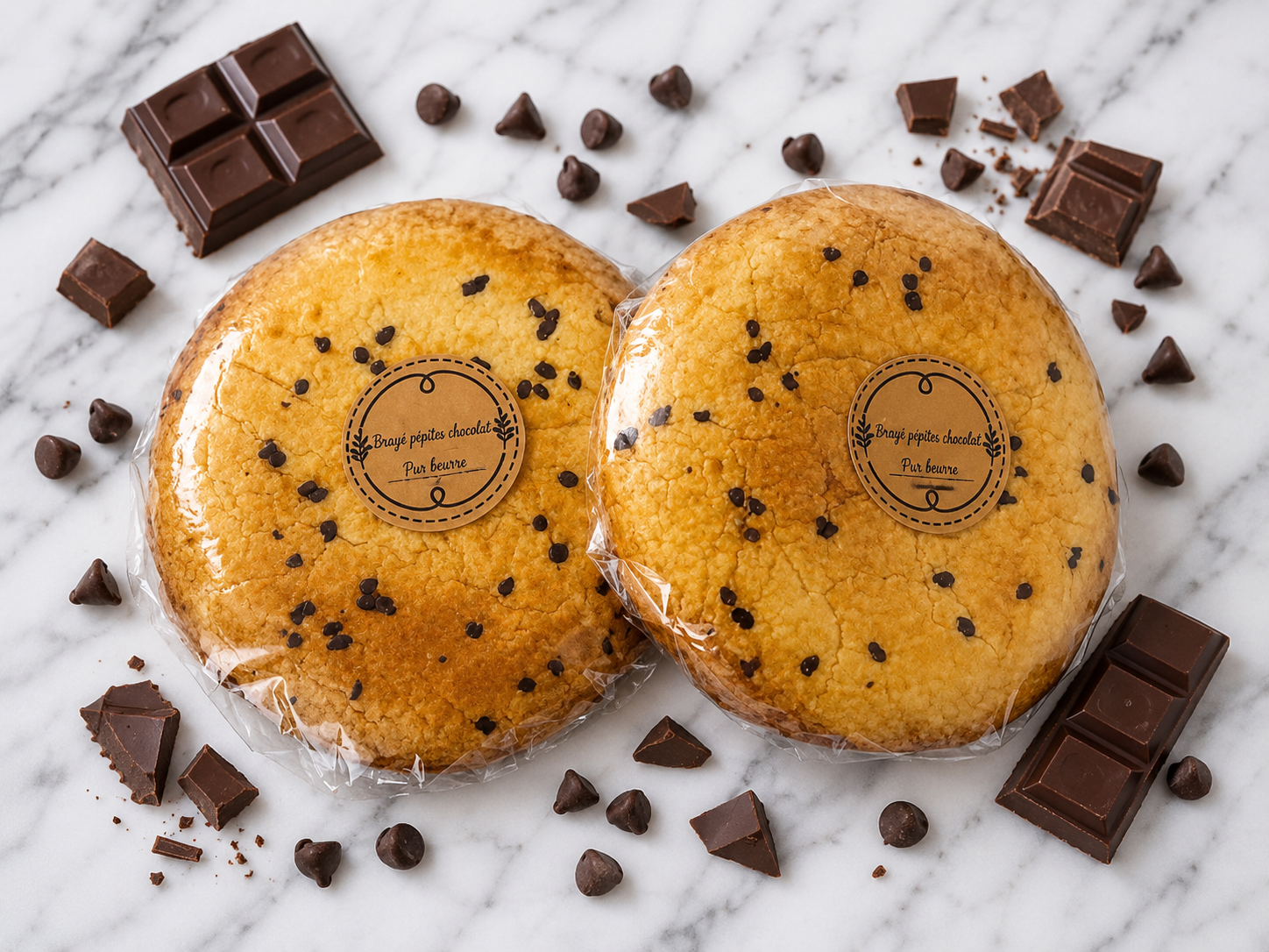 Broyer garnie chocolat /6pers