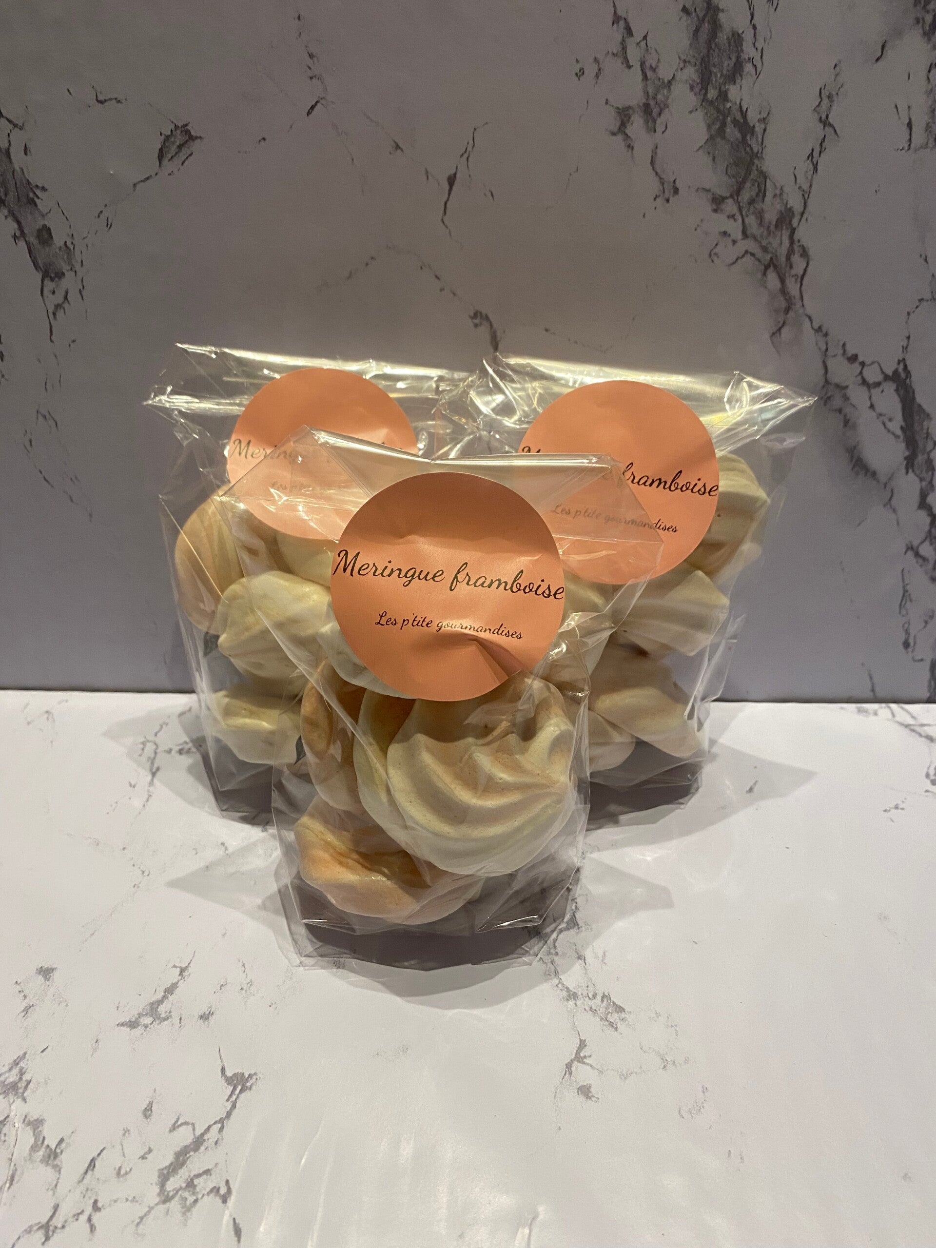 Meringue à la framboise /20g