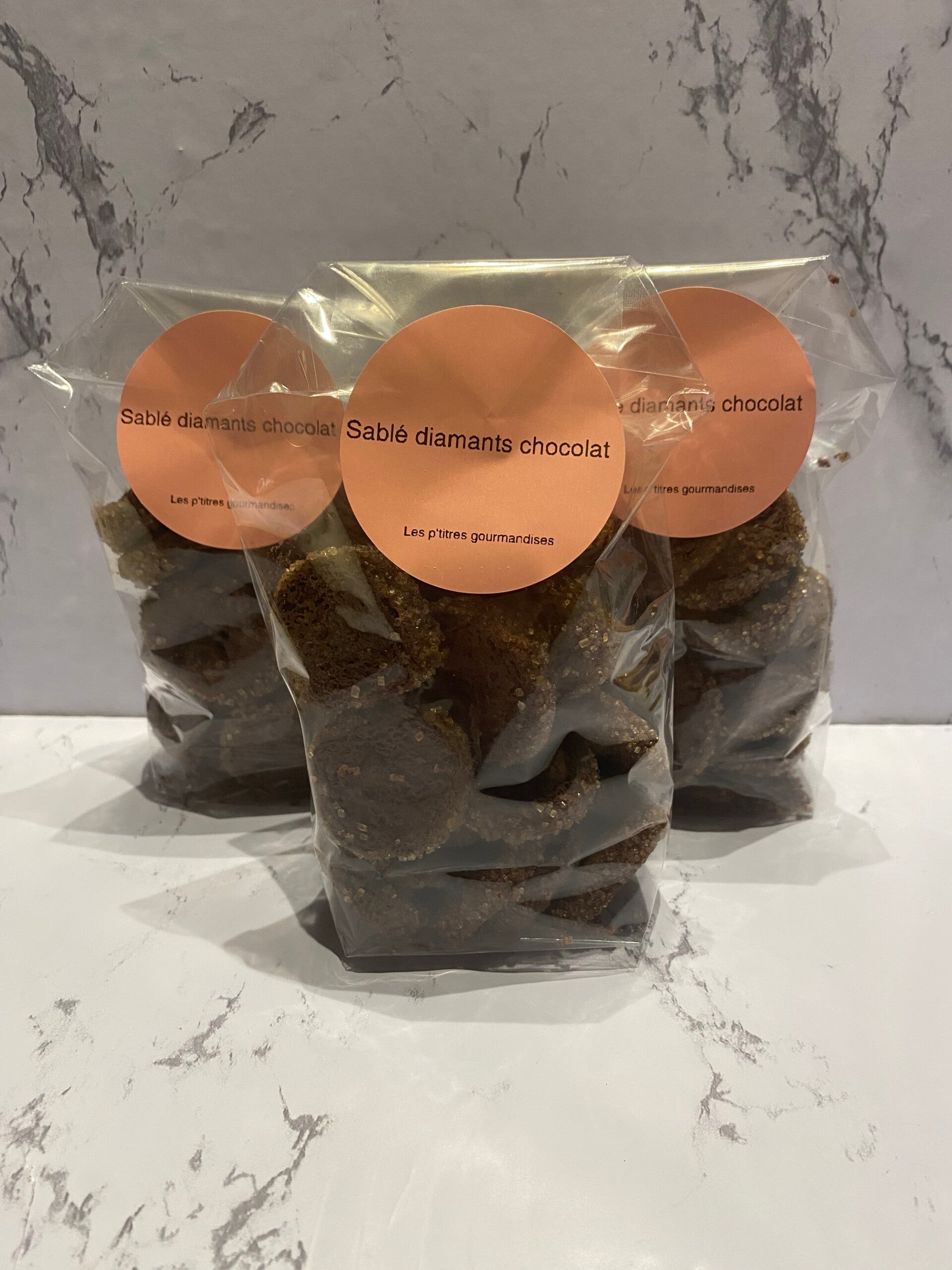 Sablé diamants au chocolat /100g