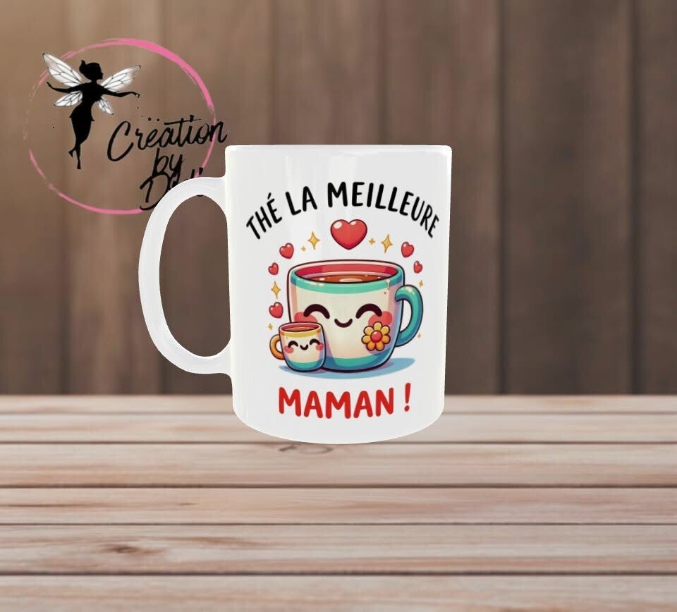 ❤️ Mug « Thé la meilleure Maman ! »