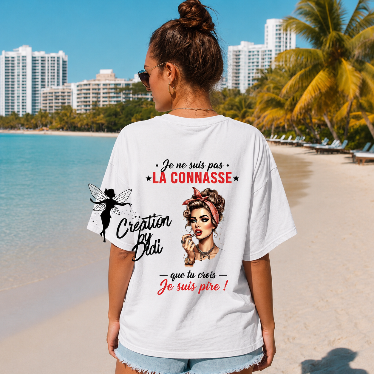 T-shirt femme humoristique – Je suis pire !