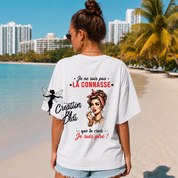 T-shirt femme humoristique – Je suis pire !