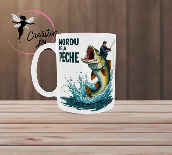 Mug  "Mordu de la Pêche"