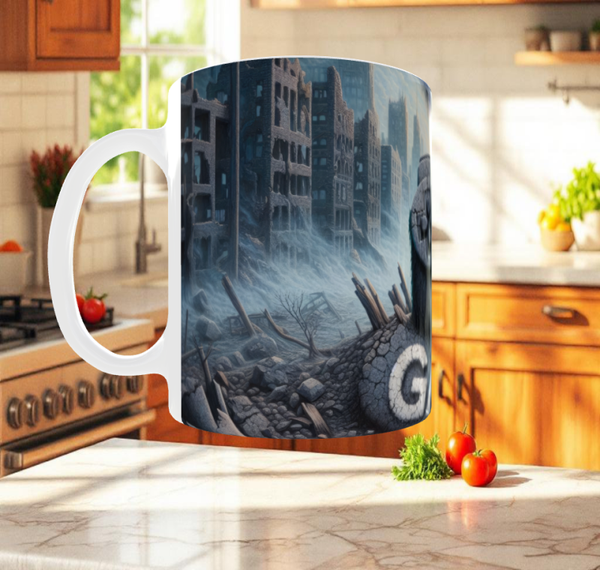 "Mug Gamer Original - Manette de Jeu Style Graffiti - Cadeau Idéal".