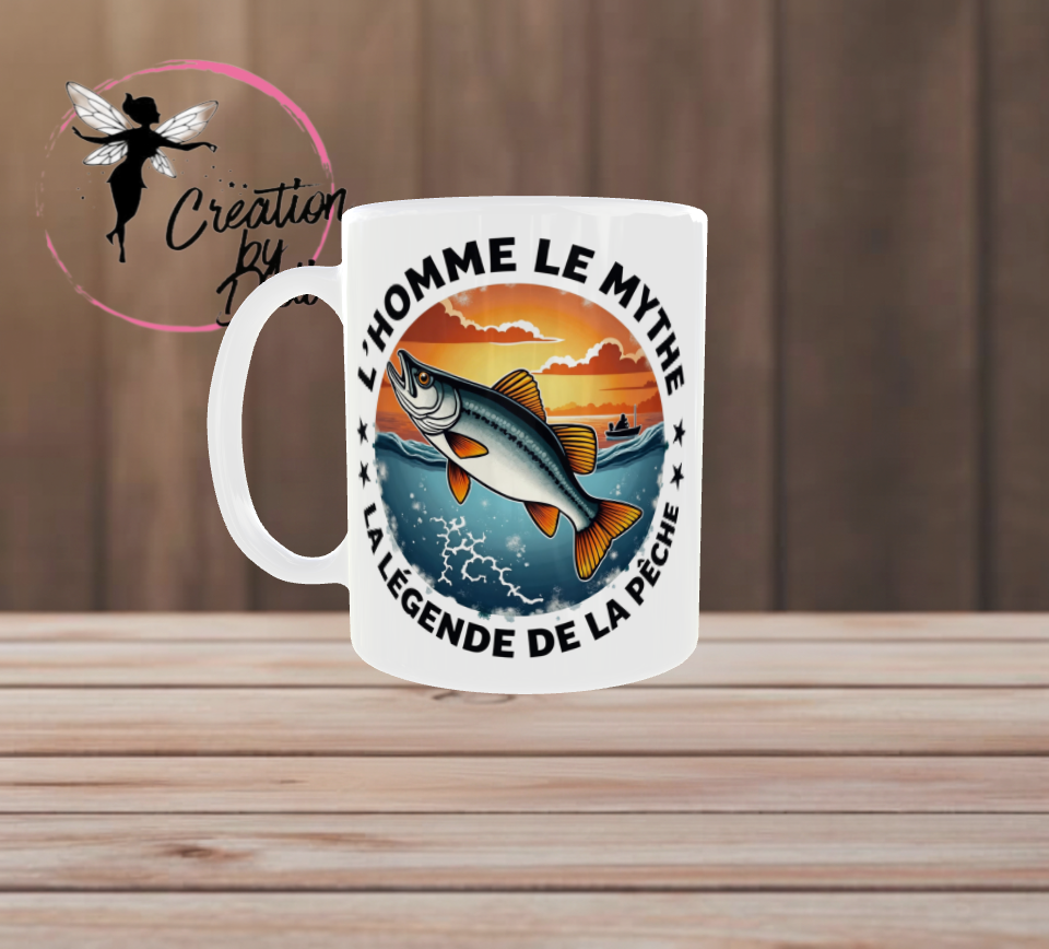 Le mug officiel des raconteurs d'histoires de pêche !