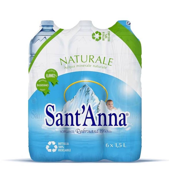 Eau San ’Hanna naturel 1.5L X6