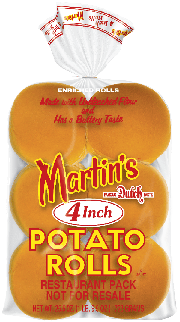 Pain Martin’s Potato Roll’s 4 inch 10 x48