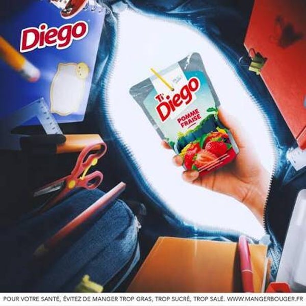 Diego Pomme Fraise x8
