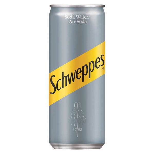 Schewppes Soda water 330ml x24