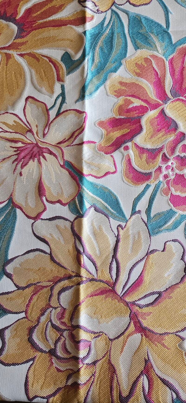 1025 Stoff Baumwolljersey Blumen