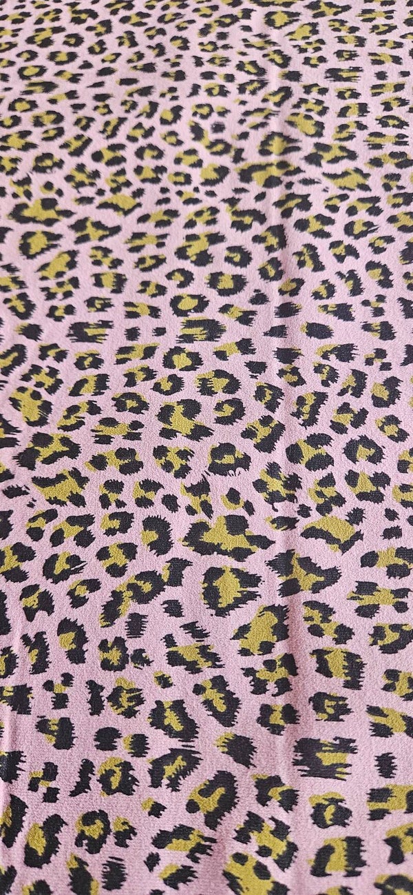 1040 1041 Baumwolljersey - Leo rosa pink