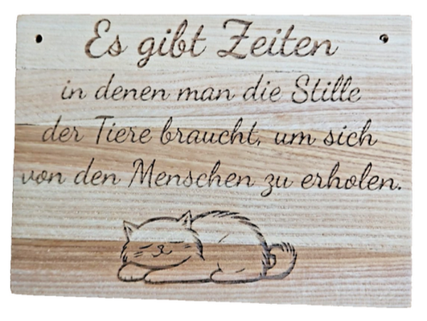 Schild - Türschild - Schild zum hängen - Holz