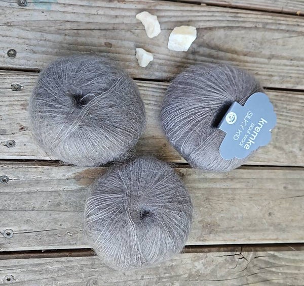 Kremke Silky Kid - Mohair-Seide - schiefer