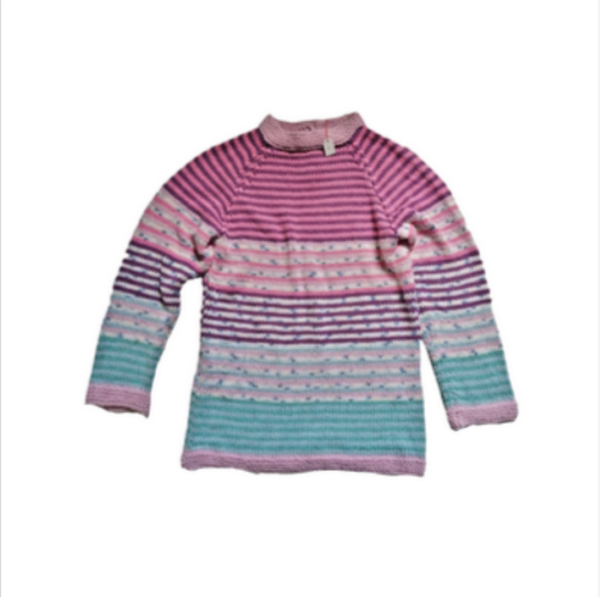 Baby/Kinder Pullover Größe 128 handgestrickt