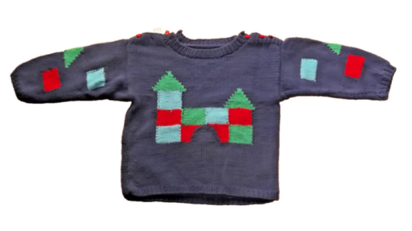 Baby/Kinder Pullover Größe 104 handgestrickt