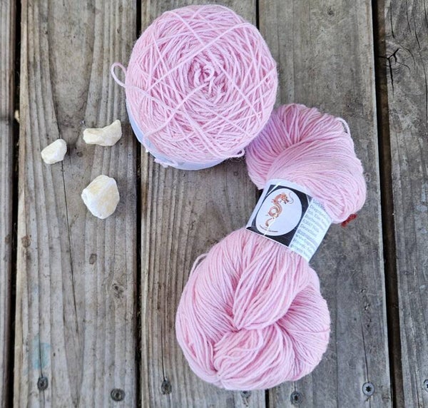 handgefärbte Sockenwolle - rosa - SO506