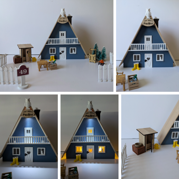 Wichtelhaus 2026 - Spitzdach - UNIKAT