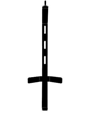 Wandhalterung schwarz für Feuerlöscher PM10 6 Liter