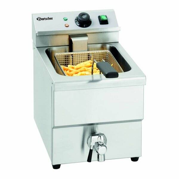 Friteuse 8 Liter | 3,25kW | met Aftapkraan