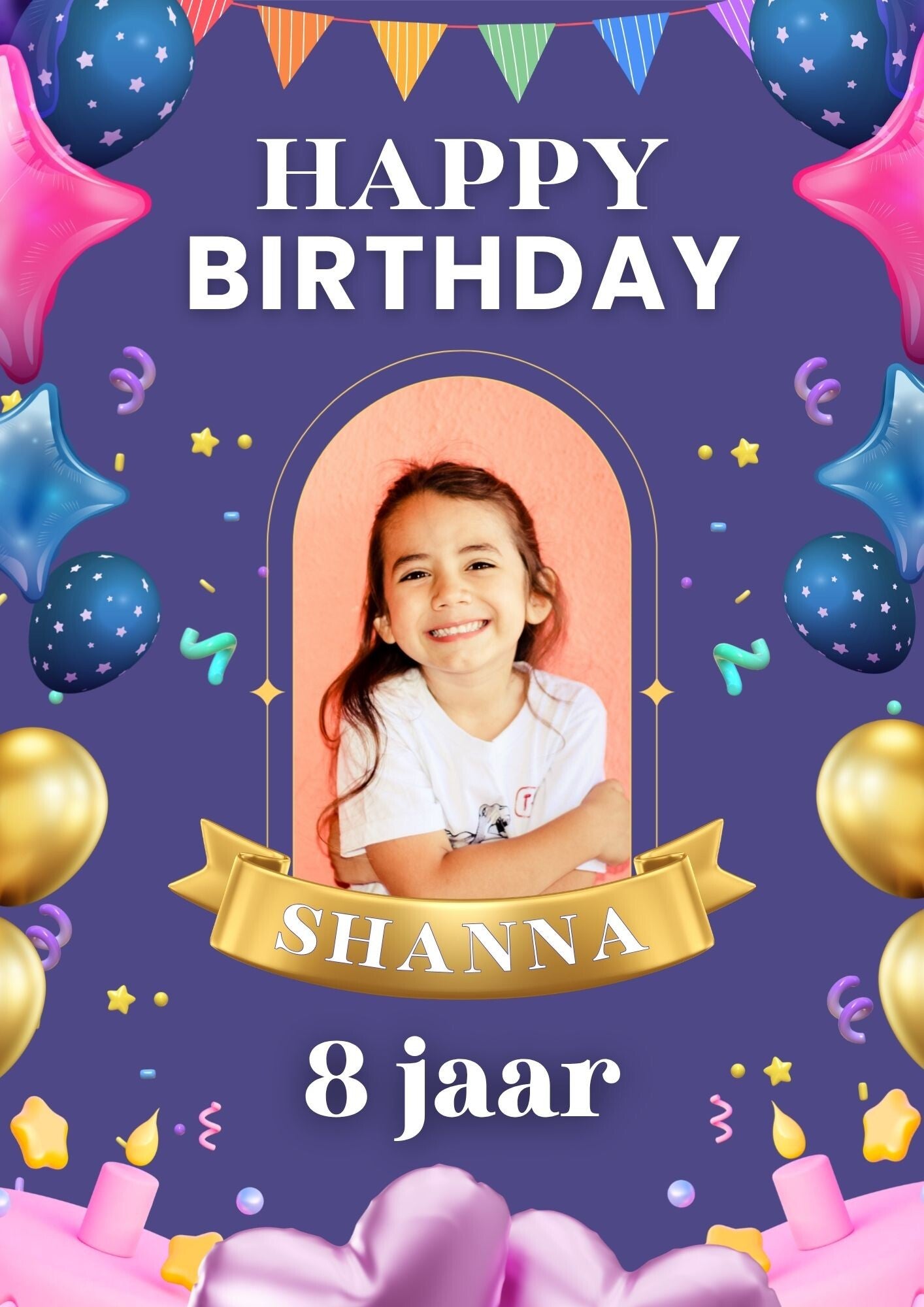 Verjaardagsposter Kind 1