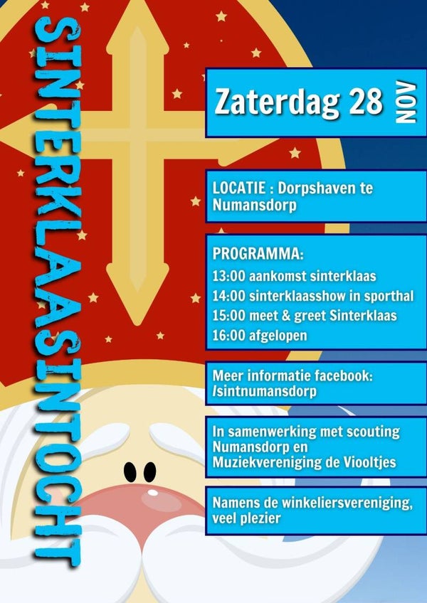 Poster Sinterklaasintocht