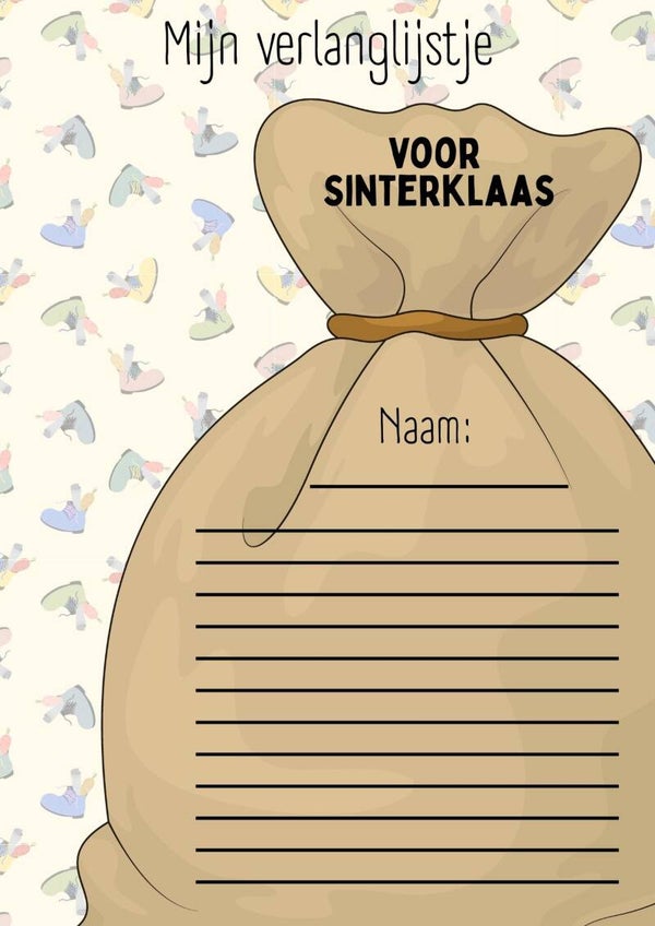 Verlanglijstje Sinterklaas 5
