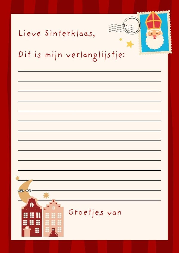 Verlanglijstje Sinterklaas 2